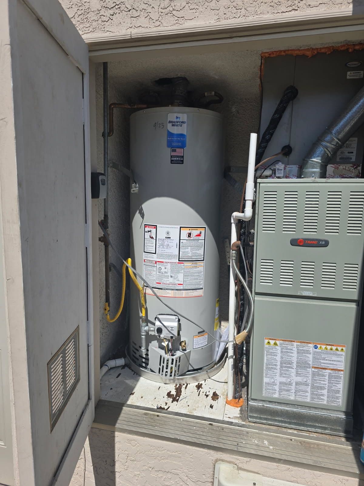 Project Bradford White Water Heater and Furnace Installation image