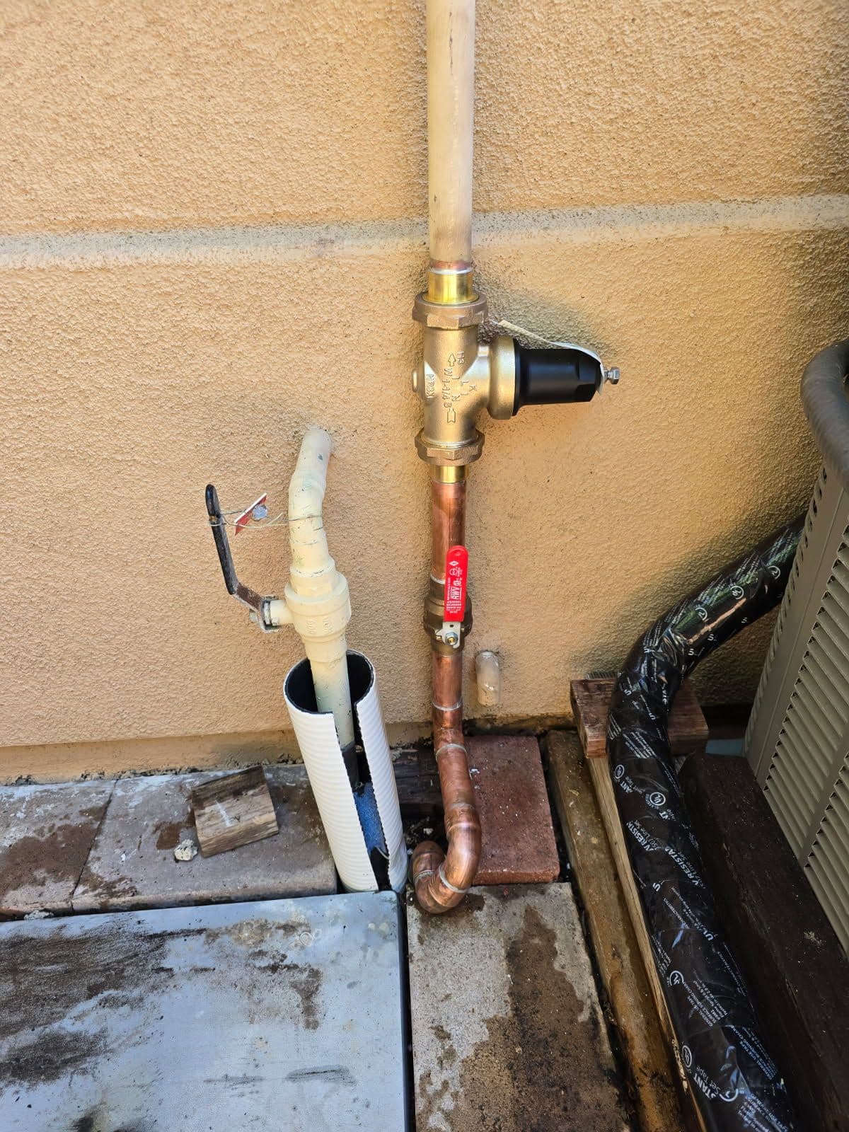 Efficient Plumbing Upgrade with Regulator Setup