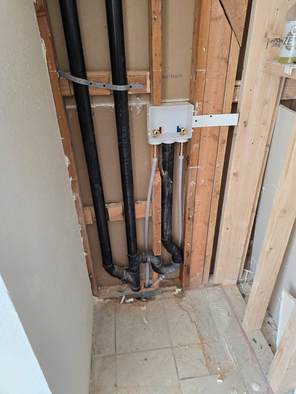 New Laundry Drains and Lines in Menifee Apartments image