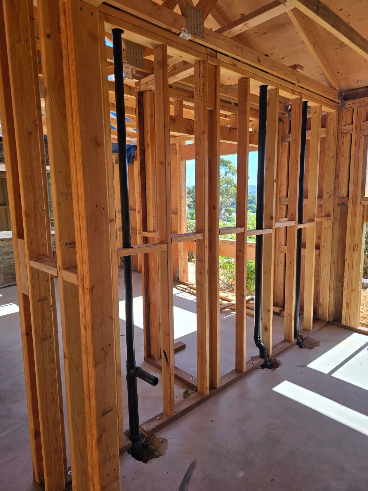 Gallery photos for Top-Notch ADU Plumbing with Black ABS Pipes at Our Latest Build: Image #1